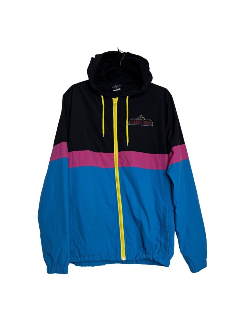 Universal Studios Colorblock Windbreaker Marquee Retro Sz M